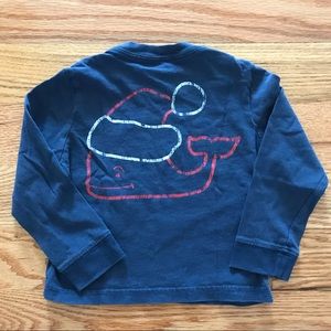 Vineyard Vines Boys Santa Whale in Holiday Tee